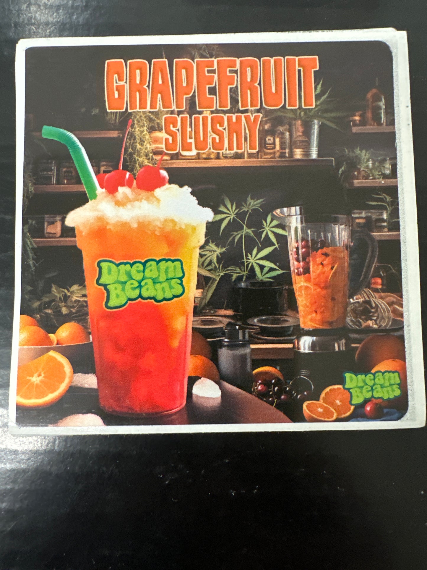 Dream Beans-Grapefruit Slushy